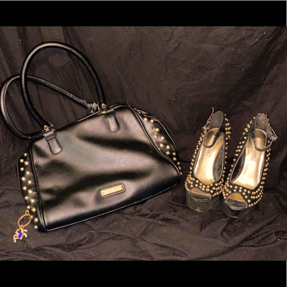 Steve Madden Handbag and matching Heels Set